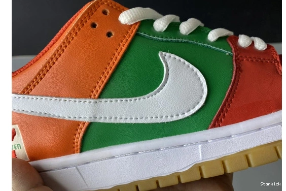 Low Red Dunk Orange Green Nike CZ5130-600 SB 0806